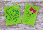 1 pc. CLOVERS! St Patrick's Day Felties - UNTRIMMED