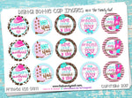 Cutest Little Cowgirl, "BOOT-iful" - 1" Bottle Cap Images - INSTANT DOWNLOAD