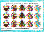 Hawaiian Luau! - 1" BOTTLE CAP IMAGES - INSTANT DOWNLOAD