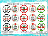 Official North Pole Elf Team - Christmas Inspired - 1" BOTTLE CAP IMAGES - INSTANT DOWNLOAD