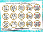 Christmas Inspired Sayings - 1" Bottle Cap Images - INSTANT DOWNLOAD