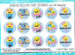 Love, Laugh, Be Silly - Emoji Themed - 1" BOTTLE CAP IMAGES - INSTANT DOWNLOAD