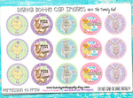 Easter/Spring Animals - "Little Miss Honey Bunny" - 1" Bottle Cap Images - INSTANT DOWNLOAD