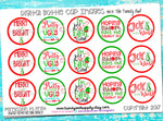 I'm Just So Elfin' Cute! - Christmas Inspired Sayings - 1" BOTTLE CAP IMAGES - INSTANT DOWNLOAD