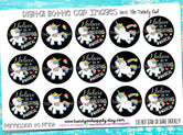 Believe In Unicorns - 1" Bottle Cap Images - INSTANT DOWNLOAD