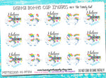 Believe In Unicorns - 1" Bottle Cap Images - INSTANT DOWNLOAD