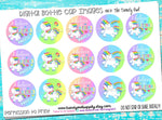 Believe In Unicorns - 1" Bottle Cap Images - INSTANT DOWNLOAD