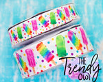 7/8" & 1.5" Popsicles!! - Heat Transfer Printed - 3yd cuts
