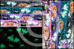 7/8" Pumpkins, Witches, & Ghosts, OH MY! - Glow In The Dark Halloween Collection - 5yd Roll