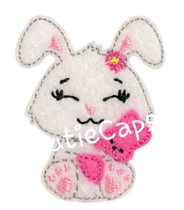 7/8" Easter Bunny Candy Inspired Collection - 3yd Cuts + Untrimmed Bunny Felties