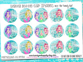 Mermaids!! - 1" BOTTLE CAP IMAGES - INSTANT DOWNLOAD