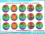Thankful, Grateful, Blessed - Thanksgiving Themed - 1" BOTTLE CAP IMAGES - INSTANT DOWNLOAD