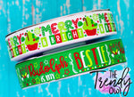 7/8" Merry & Bright - Rudolph Is My Bestie - Christmas Inspired - 3yd Cuts