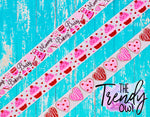 7/8" Mommy's Baking Buddy on Pearl Pink- Valentine's Day Inspired Collection - 3yd Cuts