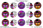 Spooky Sweets -  Halloween Themed - 1" BOTTLE CAP IMAGES - INSTANT DOWNLOAD