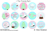 Winter Wonderland - 1" BOTTLE CAP IMAGES - INSTANT DOWNLOAD