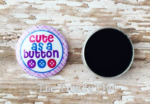 Flat Back Buttons M2M Cuter Than Cupid! Valentine's Day Collection - 5pc Set