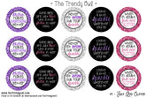 Just Add Glitter - 1" BOTTLE CAP IMAGES - INSTANT DOWNLOAD