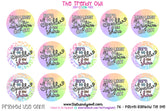 Born To Sparkle And Shine - 1" Bottle Cap Images - INSTANT DOWNLOAD